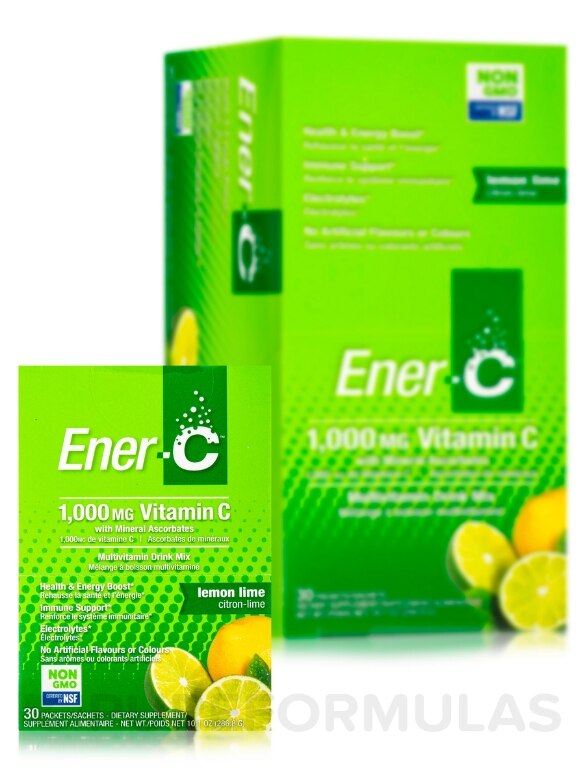 Ener-C Lemon Lime - 1 Box of 30 Packets - Alternate View 1