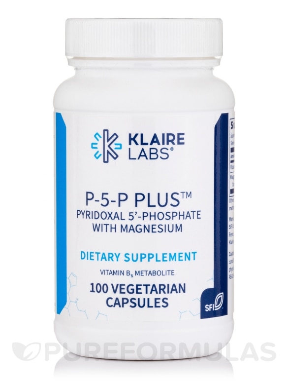 P-5-P Plus™ (Pyridoxal 5'-Phosphate with Magnesium) - 100 Vegetarian Capsules
