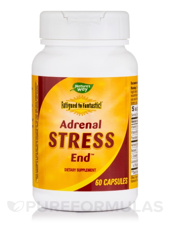 Fatigued to Fantastic!™ Adrenal Stress End™ - 60 Capsules - Alternate View 2
