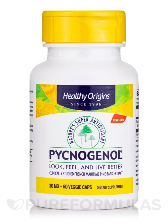 Pycnogenol 30 mg - 60 Veggie Capsules