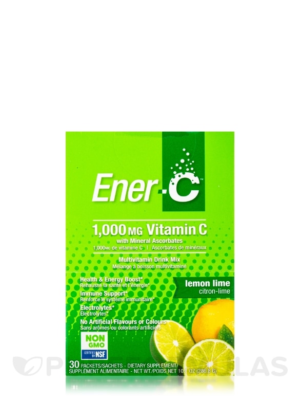 Ener-C Lemon Lime - 1 Box of 30 Packets - Alternate View 5