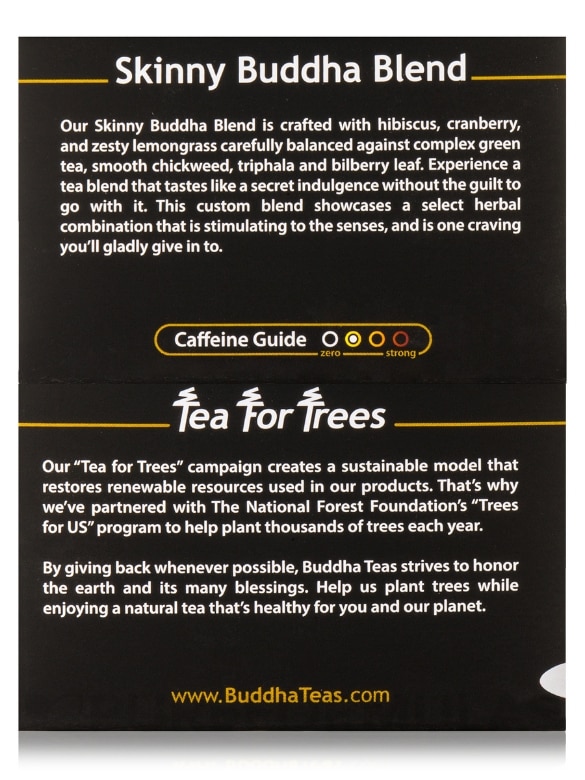 Organic Skinny Buddha Blend Tea - 18 Tea Bags - Alternate View 7