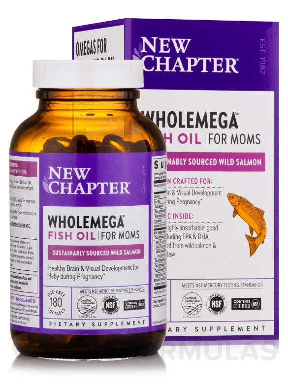 Wholemega® for Moms 500 mg - 180 Softgels - Alternate View 1