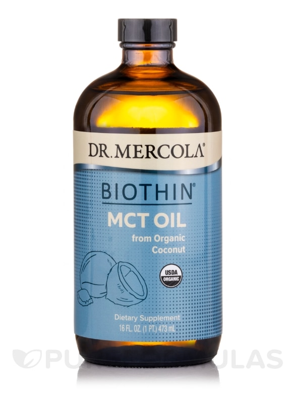 Biothin® Organic MCT Oil - 16 fl. oz (473 ml)