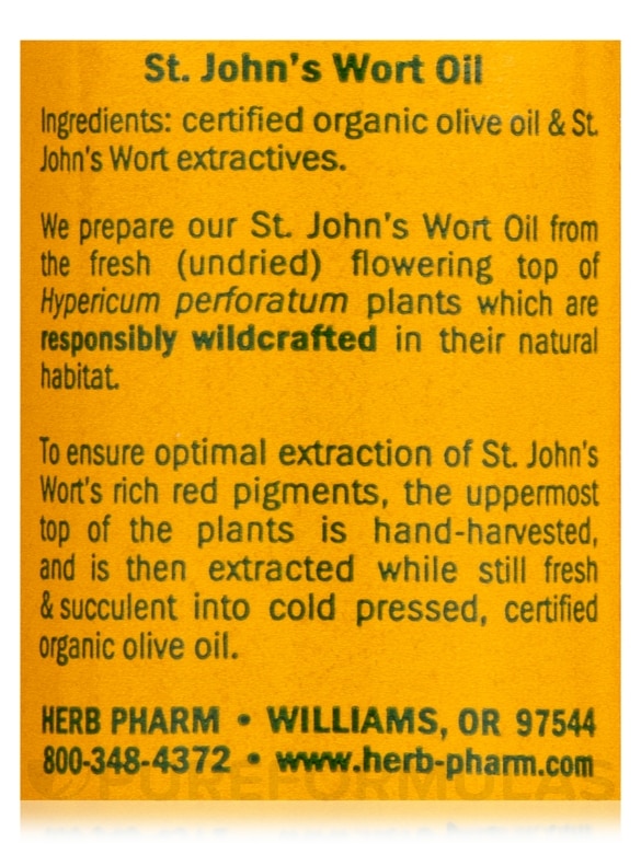 St. John's Wort Oil - 1 fl. oz (30 ml) - Alternate View 3