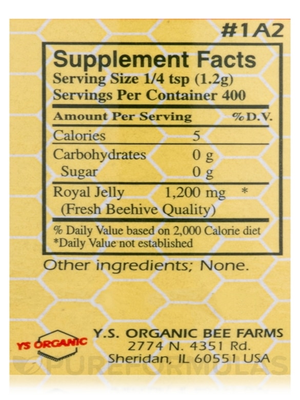 100% Pure Fresh Royal Jelly - 16.9 oz (480 Grams) - Alternate View 3