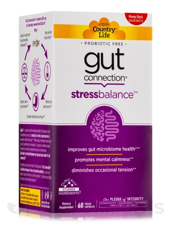 Gut Connection Stress Balance - 60 Vegan Capsules