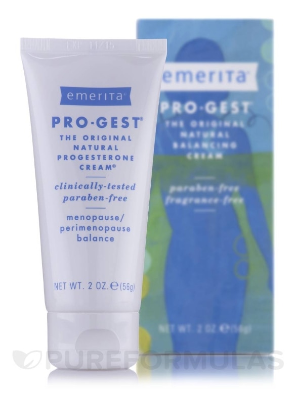 Pro-Gest® Paraben-Free cream - 2 oz (56 Grams)