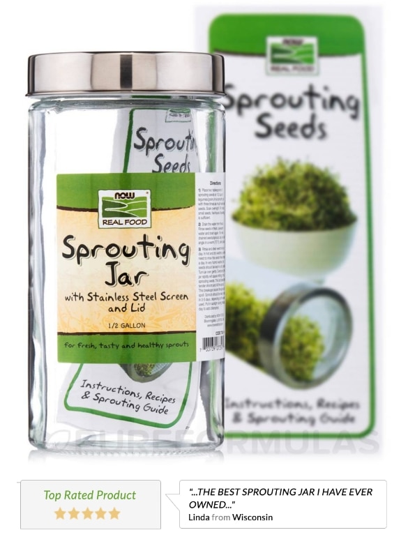 Sprouting Starter Kit from NOW Foods - Save 5% on a bundle - Alternate View 3