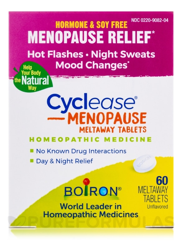 Cyclease® Menopause Tablets, Unflavored - 60 Meltaway Tablets - Alternate View 3