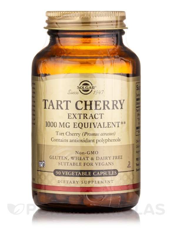 Tart Cherry 1000 mg - 90 Vegetable Capsules - Alternate View 2