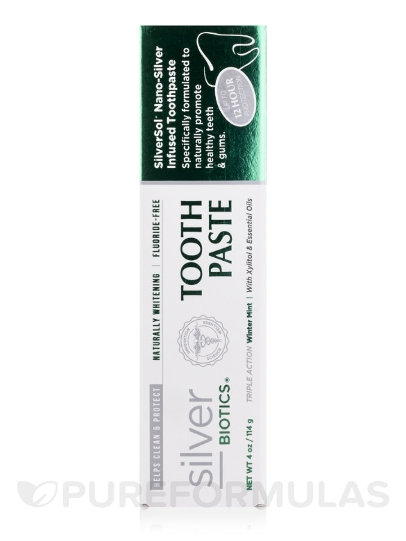 Natural Whitening Toothpaste, Winter Mint - 4 oz (114 Grams) - Alternate View 5