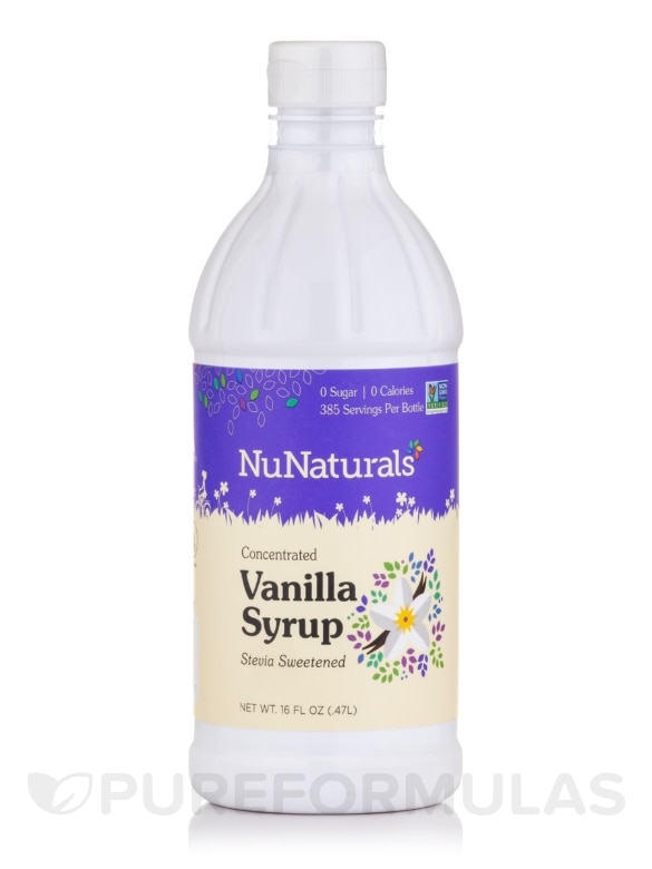 NuStevia Concentrated Vanilla Syrup - 16 fl. oz