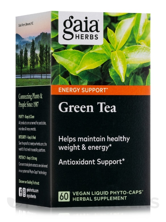 Green Tea - 60 Vegetarian Liquid Phyto-Caps®
