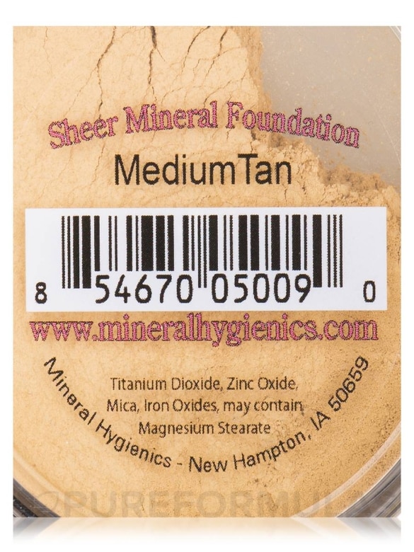 Sheer Mineral Foundation - Medium Tan - 40 Grams - Alternate View 4