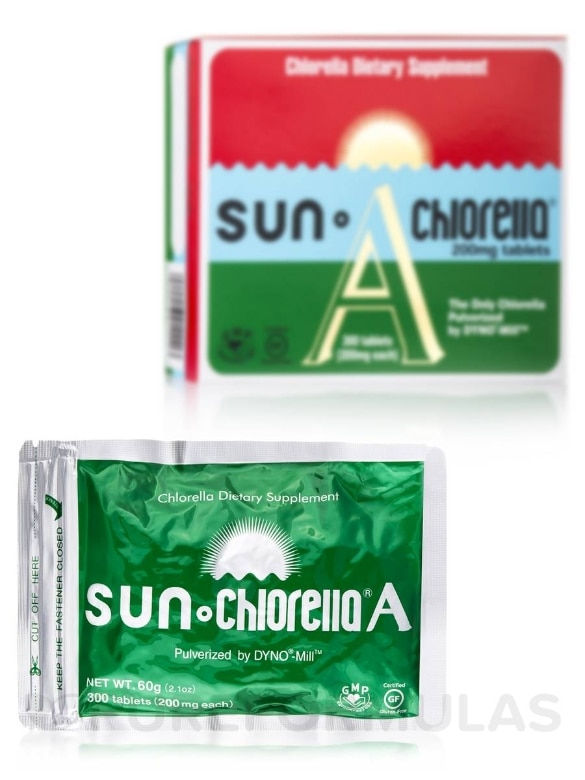 Chlorella Tablets 200 mg - 300 Tablets