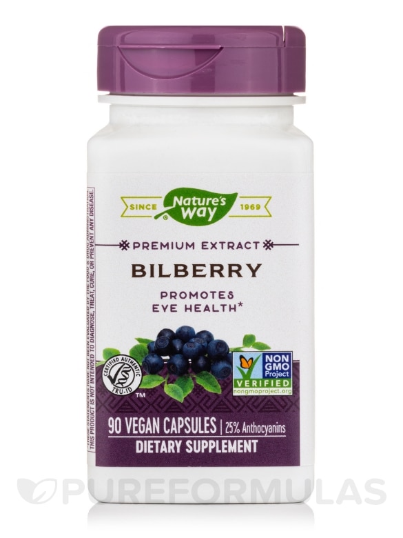 Bilberry Standardized - 90 Vegan Capsules