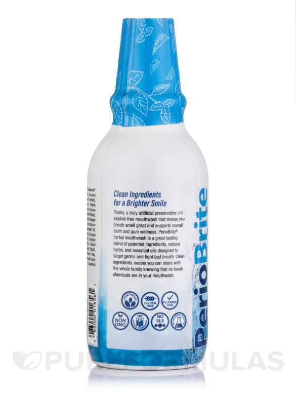 PerioBrite® Mouthwash, Alcohol-Free, Wintermint - 16 fl. oz (480 ml) - Alternate View 2