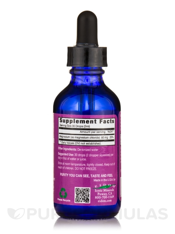 Liquid Magnesium - 2 oz (60 ml) Concentrate (Glass Bottle) - Alternate View 1