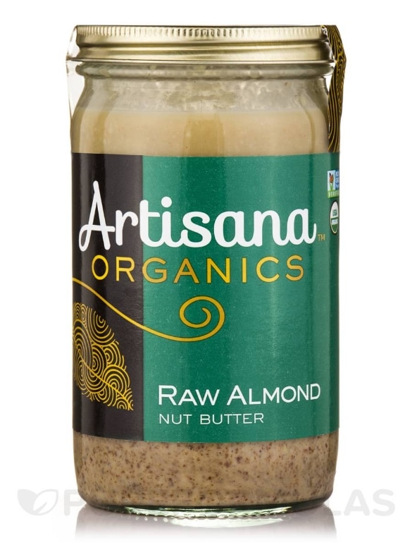 Organic Raw Almond Nut Butter - 14 oz (397 Grams)
