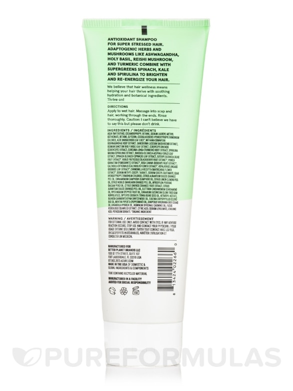 Juice Cleanse Supergreens & Adaptogens Shampoo - 8 fl. oz (236.5 ml) - Alternate View 1
