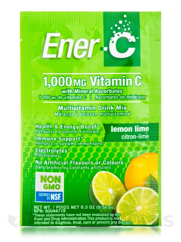 Ener-C Lemon Lime - 1 Box of 30 Packets - Alternate View 7