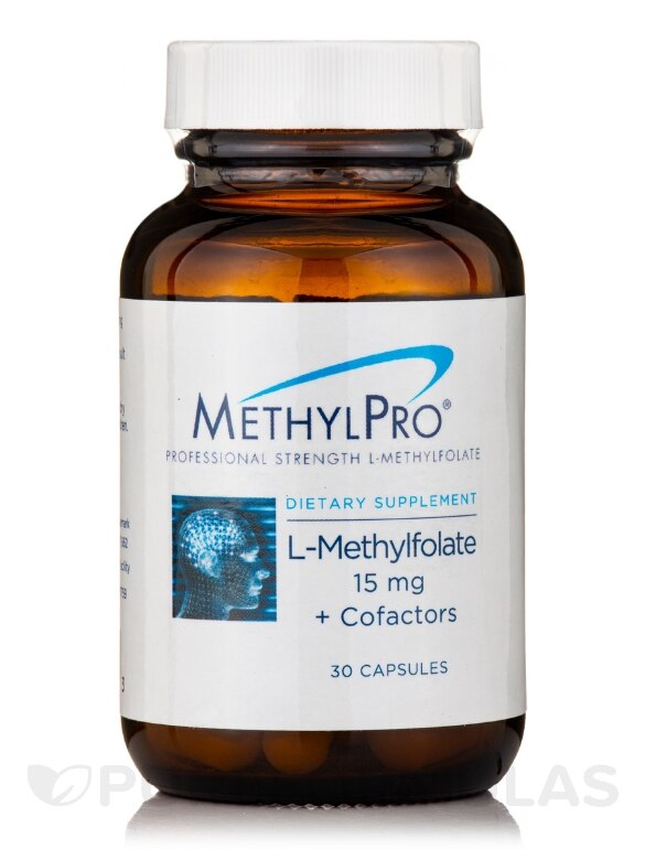 L-Methylfolate 15 mg + Cofactors - 30 Capsules
