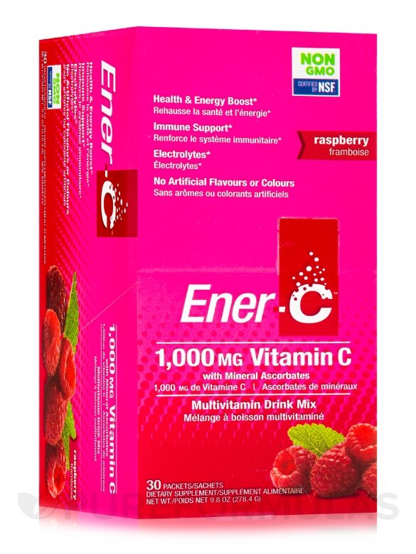Ener-C Raspberry - 1 Box of 30 Packets