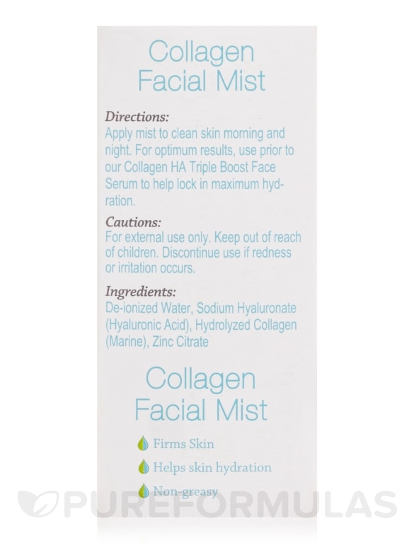 Collagen Facial Mist (Marine Collagen & Hyaluronic Acid) - 2 fl. oz (59 ml) - Alternate View 6