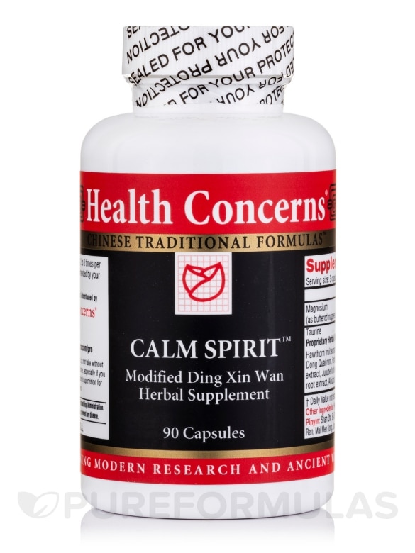 Calm Spirit™ (Modified Ding Xin Wan Herbal Supplement) - 90 Capsules