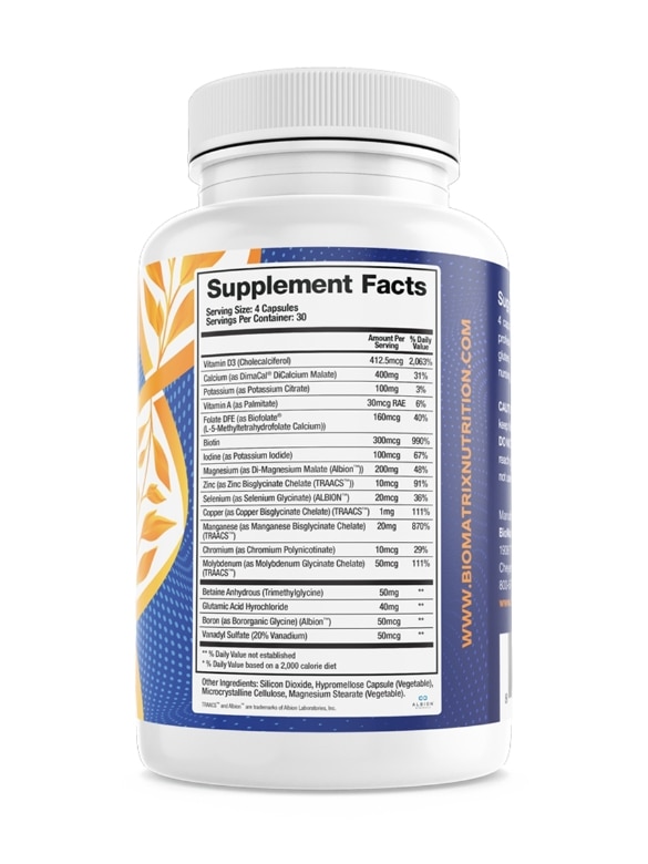 Support Minerals - 120 Capsules - Alternate View 3