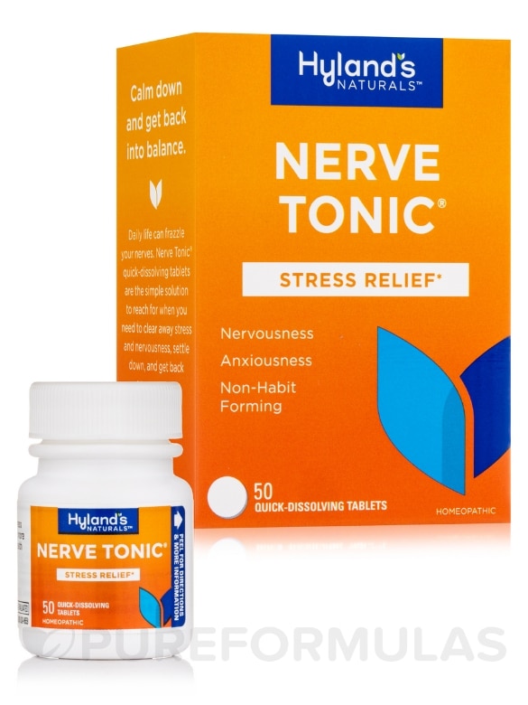 Nerve Tonic® - 50 Quick-Dissolving Tablets - Alternate View 1