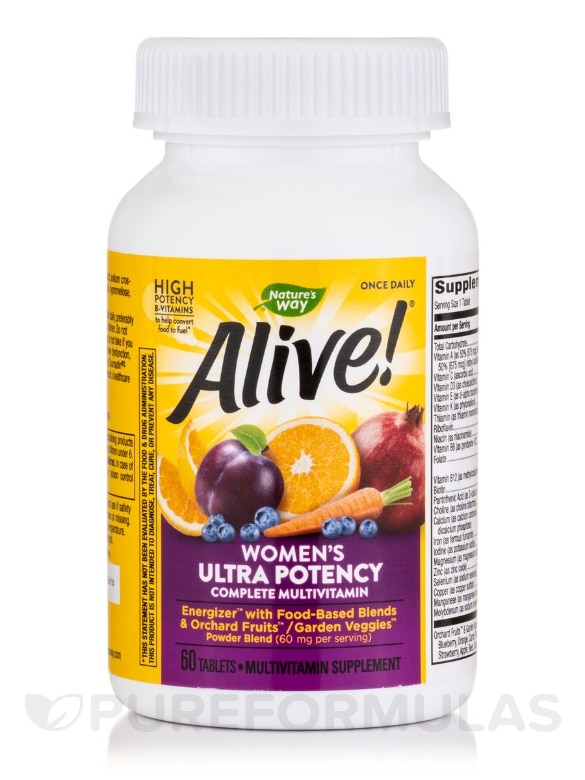 Alive!® Once Daily Women's Ultra - 60 Tablets - Alternate View 2