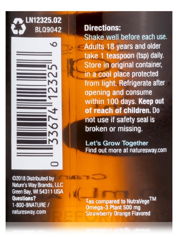  Cranberry Orange Flavored - 6.8 fl. oz (200 ml) - Alternate View 2
