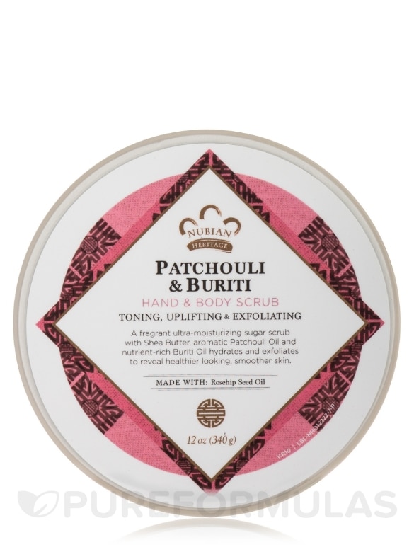 Patchouli & Buriti Hand & Body Scrub - 12 oz (340 Grams) - Alternate View 5