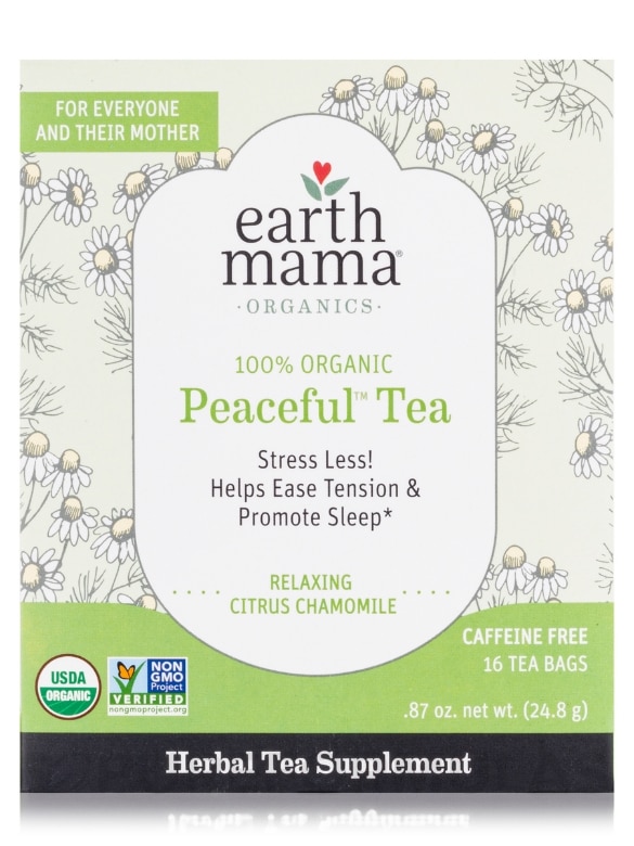 Organic Peaceful™ Tea - 16 Tea Bags - Alternate View 1