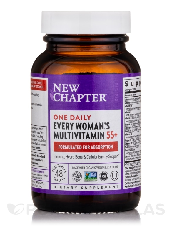 Every Woman's One Daily 55+ Multivitamin - 48 Vegetarian Tablets - Alternate View 2