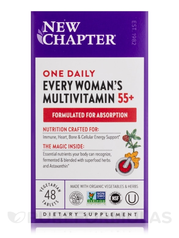 Every Woman's One Daily 55+ Multivitamin - 48 Vegetarian Tablets - Alternate View 3