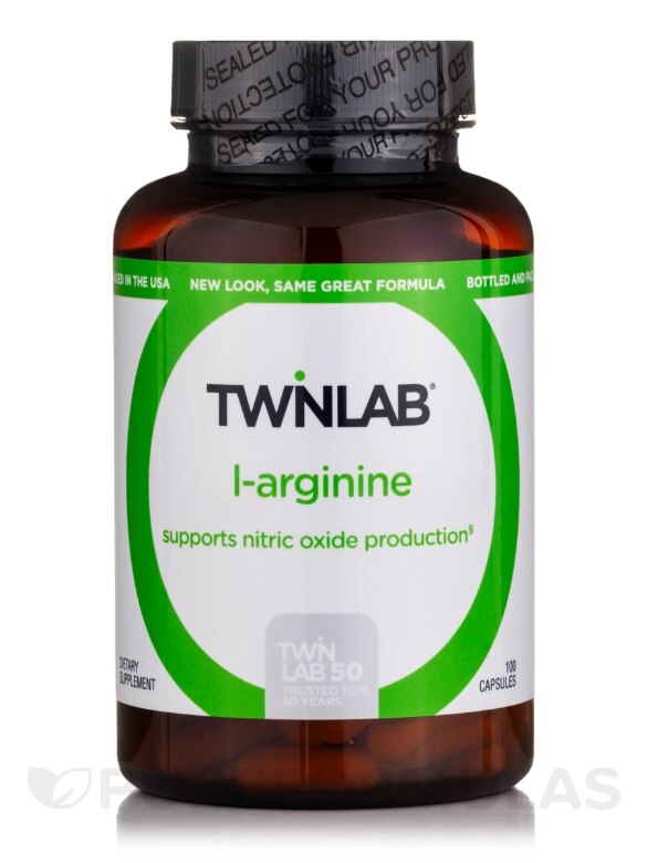 L-Arginine 500 mg - 100 Capsules