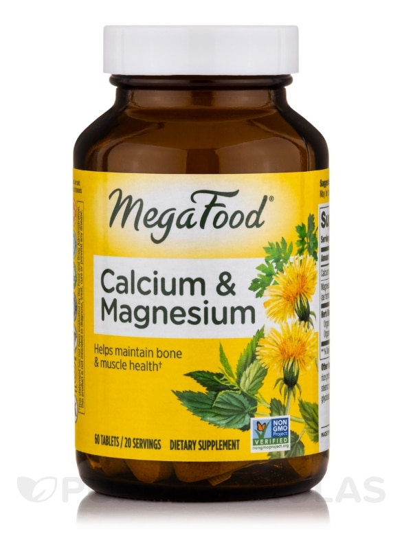 Calcium & Magnesium - 60 Tablets