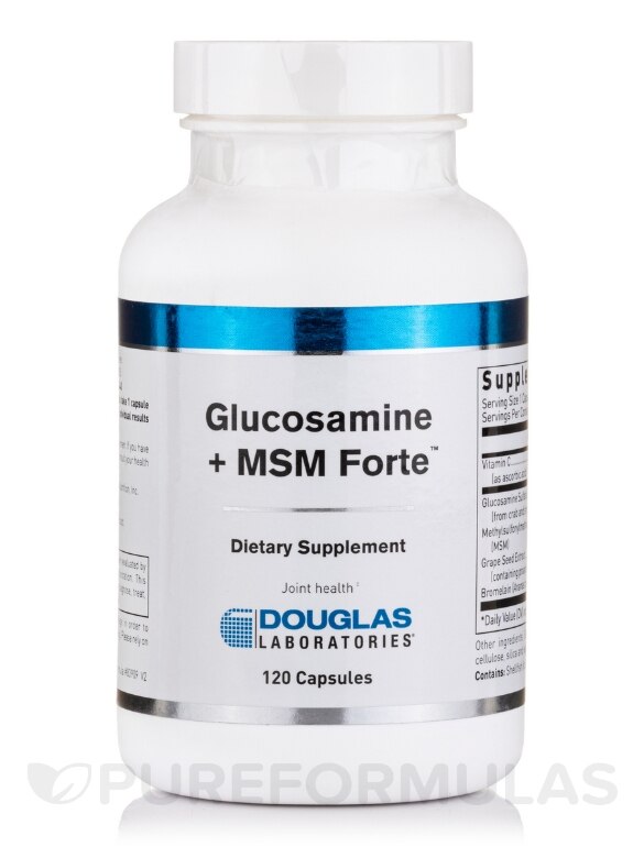 Glucosamine + MSM Forte - 120 Capsules