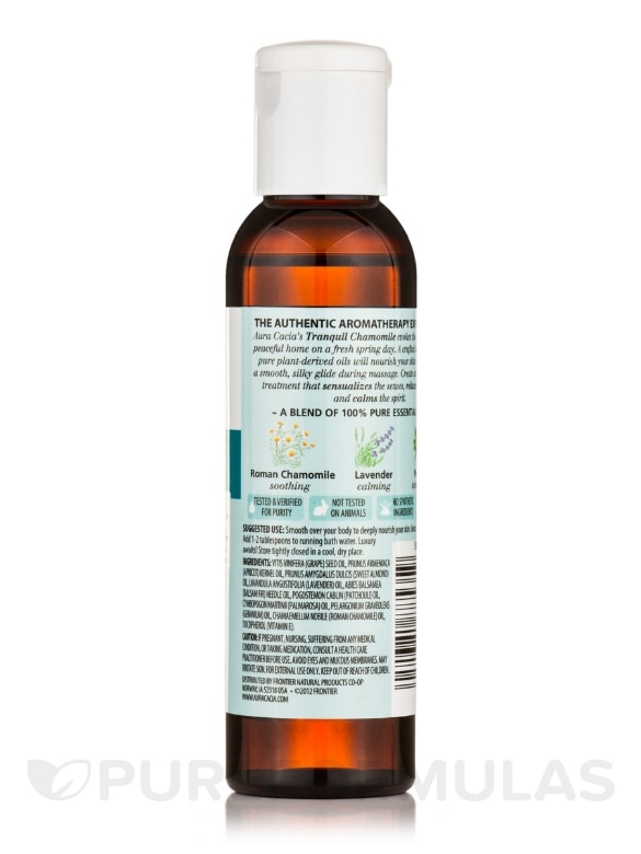 Tranquil Chamomile Aromatherapy Body Oil - 4 fl. oz (118 ml) - Alternate View 1