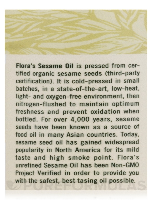 Sesame Oil - 8.5 fl. oz (250 ml) - Alternate View 5