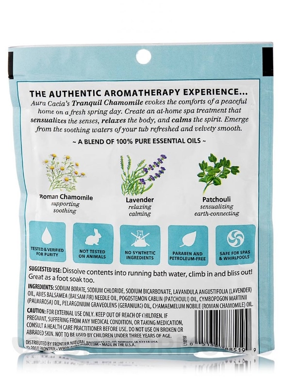 Tranquil Chamomile Aromatherapy Mineral Bath (Tranquility) - 2.5 oz (70.9 Grams) - Alternate View 1