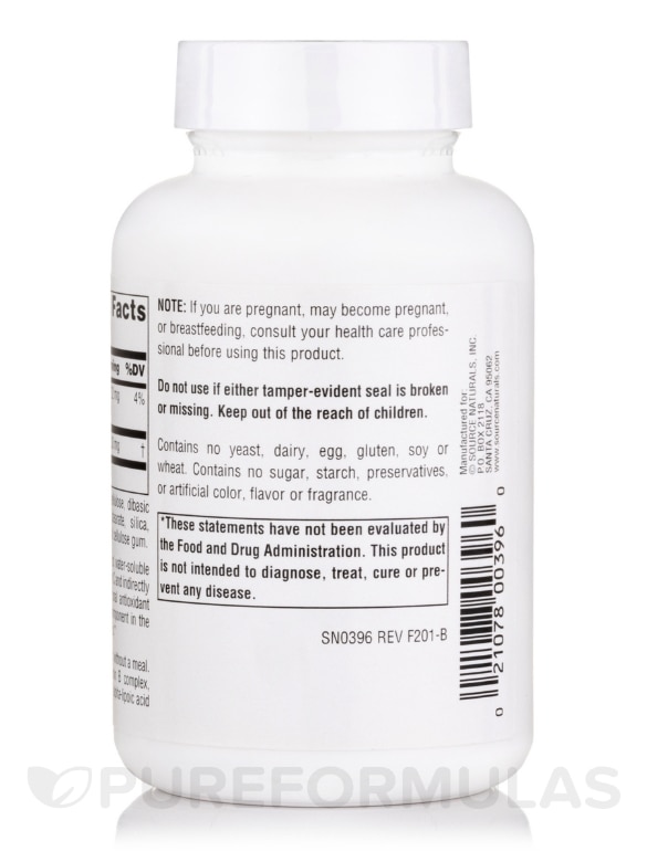 Alpha Lipoic Acid 200 mg - 120 Tablets - Alternate View 2