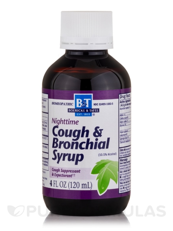 Nighttime Cough & Bronchial Syrup - 4 fl. oz (120 ml) - Alternate View 2