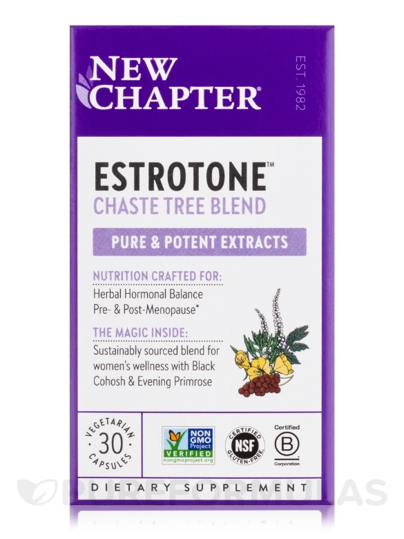Estrotone™ - 30 Vegetarian Capsules - Alternate View 3