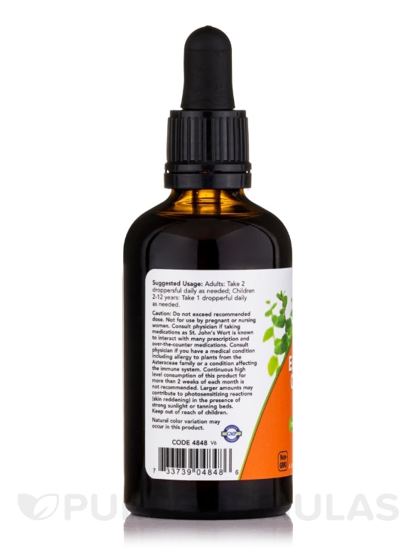 Echinacea & Goldenseal Glycerite (Alcohol-Free) - 2 fl. oz (60 ml) - Alternate View 2