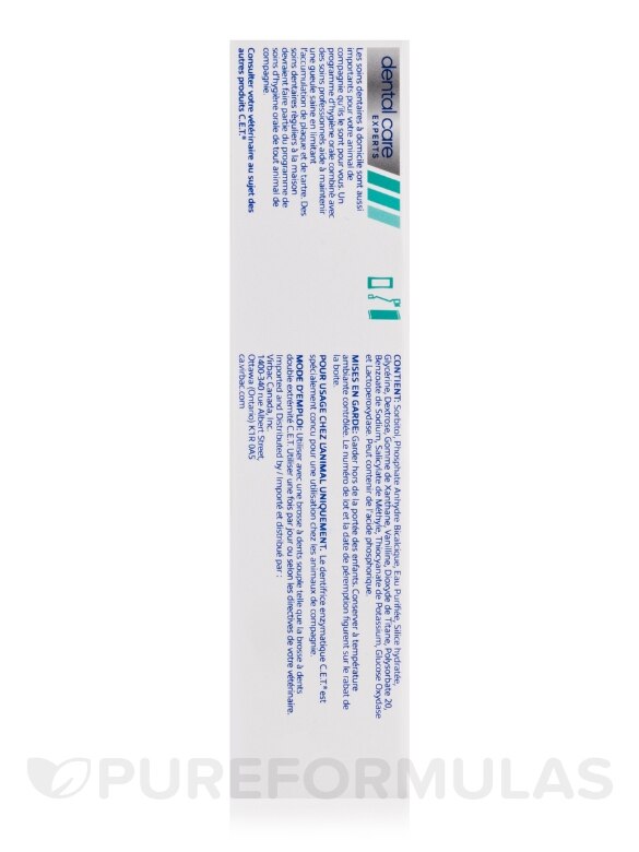 C.E.T.® Enzymatic Toothpaste, Vanilla-Mint Flavor - 2.5 oz (70 Grams) - Alternate View 5