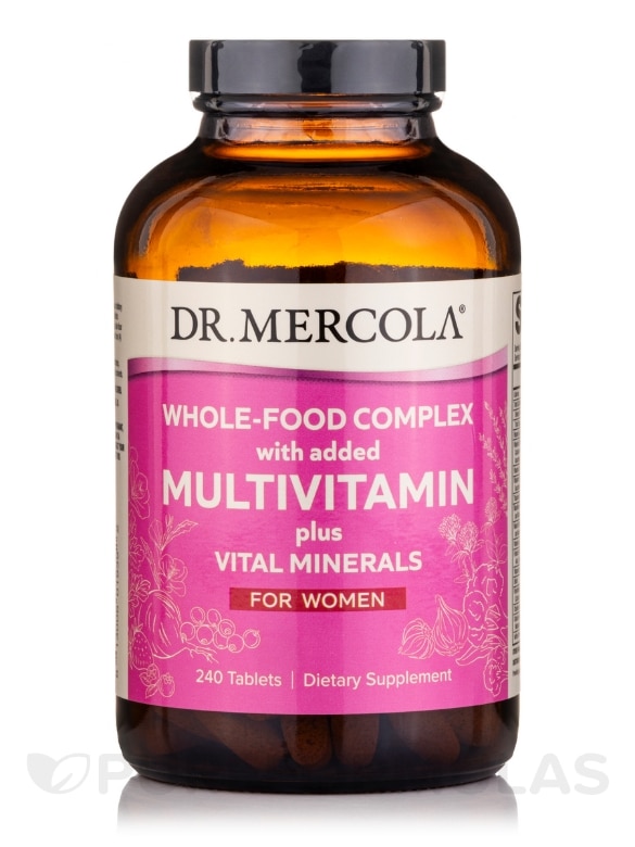 Whole-Food Multivitamin plus Vital Minerals for Women - 240 Capsules